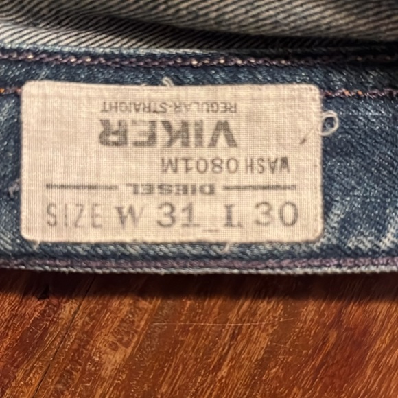 Diesel jeans, W-31, L-30 never worn no tags - Picture 5 of 5